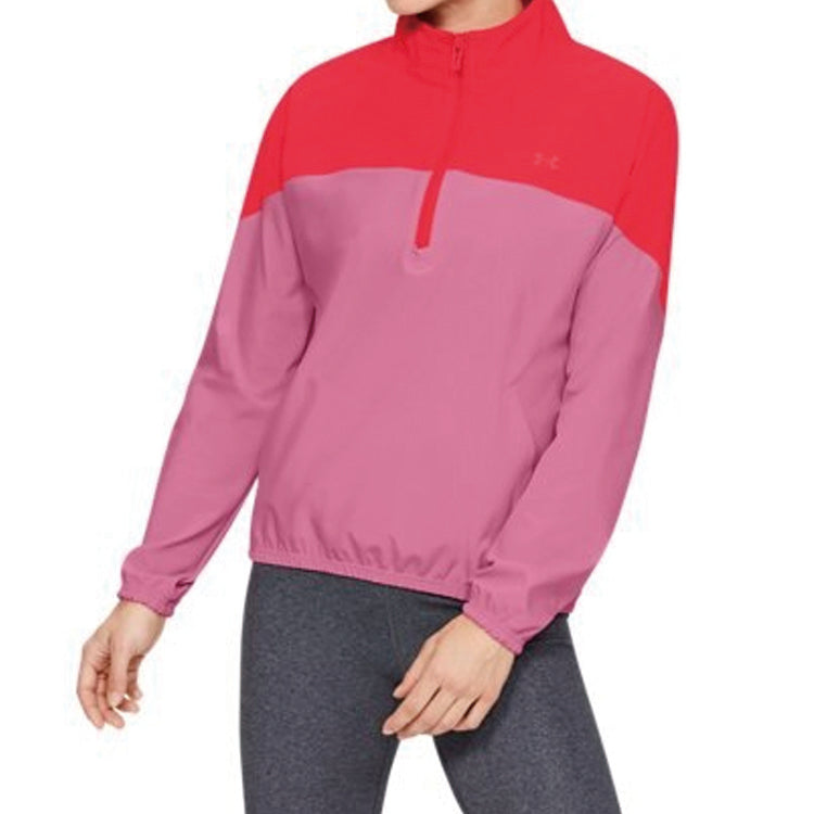 (WMNS) Under Armour Woven Anorak Jacket Pink 1351793-691