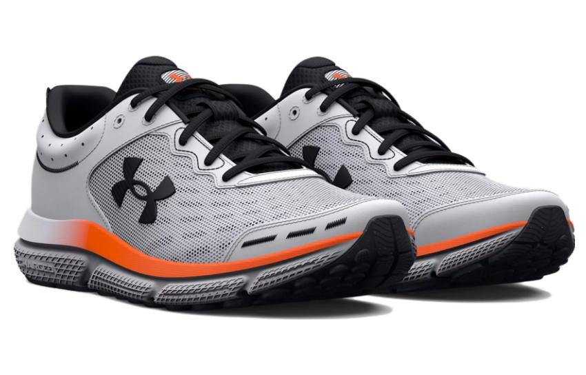 Under Armour Charged Assert 10 'White Black Orange' 3026175-101