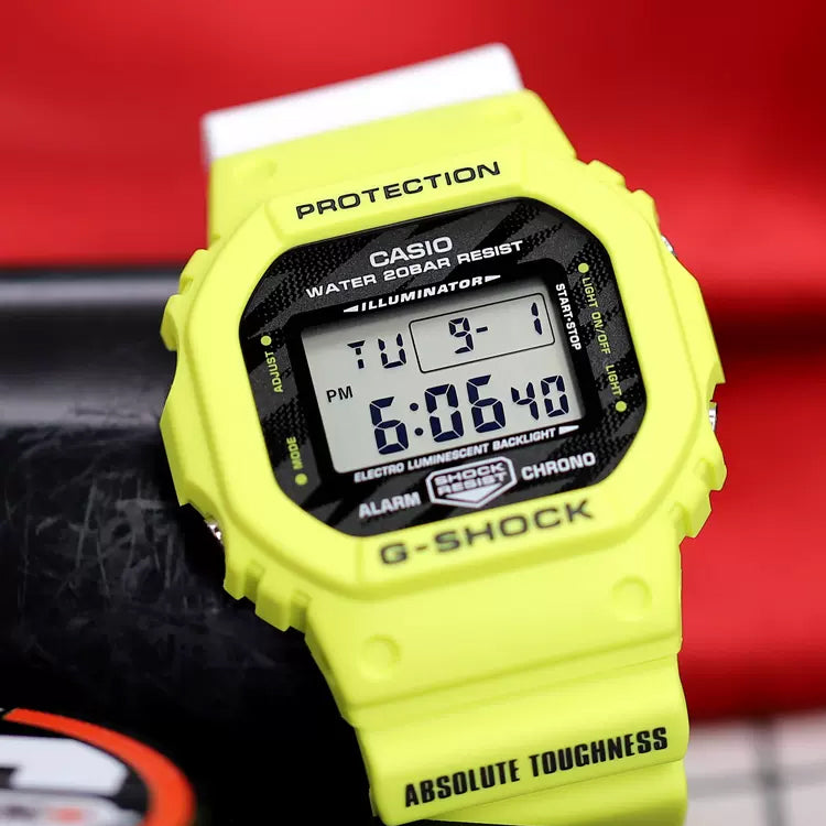 CASIO G-Shock Square 'Green' DW-5600TGA-9