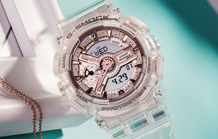 CASIO G-Shock Analog-Digital 'White' GMA-S110SR-7A