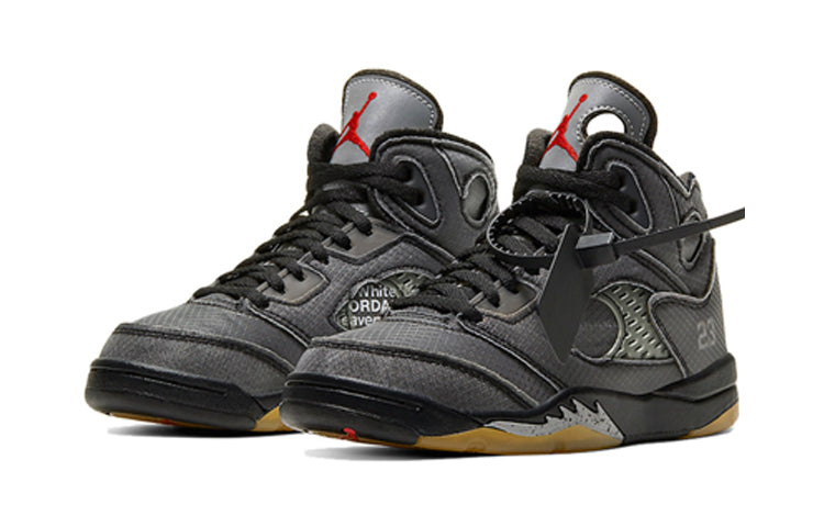 (PS) Air Jordan 5 x Off-White Retro SP 'Muslin' CV4827-001