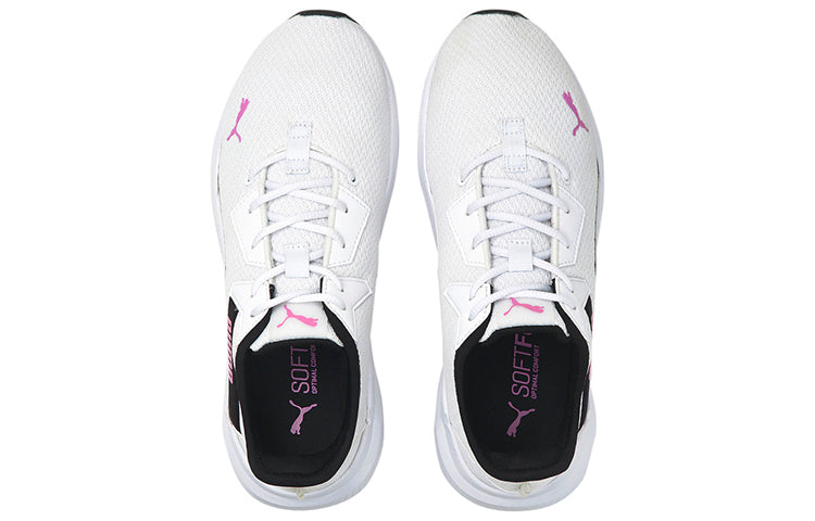 (WMNS) PUMA Platinum Shimmer 'White Black Pink' 195265-05