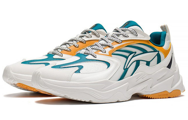 Li-Ning Qixing 'White Green Yellow' ARLS023-4