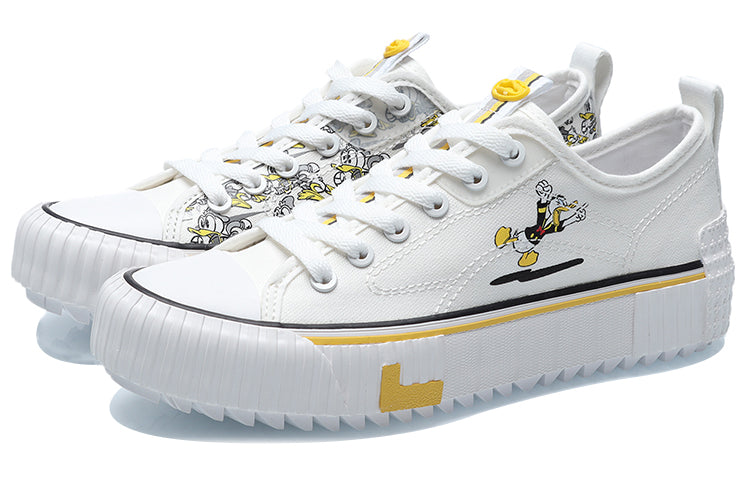 (WMNS) Li-Ning x Disney Skate Shoes 'White Black' AGCR178-3