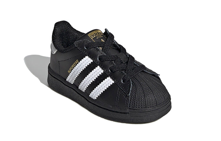 (TD) adidas Superstar Infant 'Core Black' EF5396