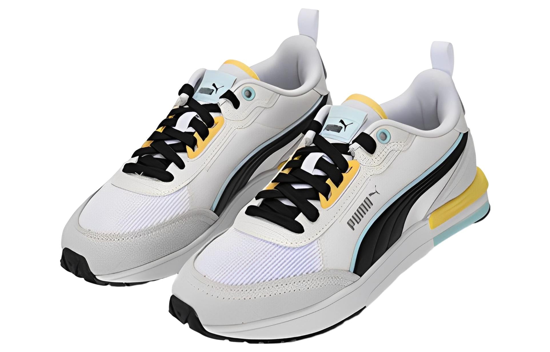 PUMA R22 'White Black Vaporous Grey' 383462-17