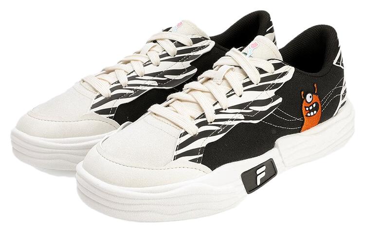 (WMNS) FILA FUSION Conch Skate Shoes 'White Black' T12W322111FBS