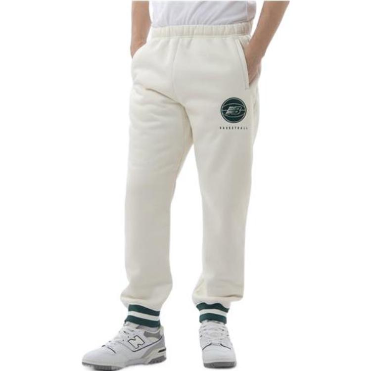 New Balance Sweat Bonding Fleece Pants Asia Sizing 'Beige' AMP25118-SST
