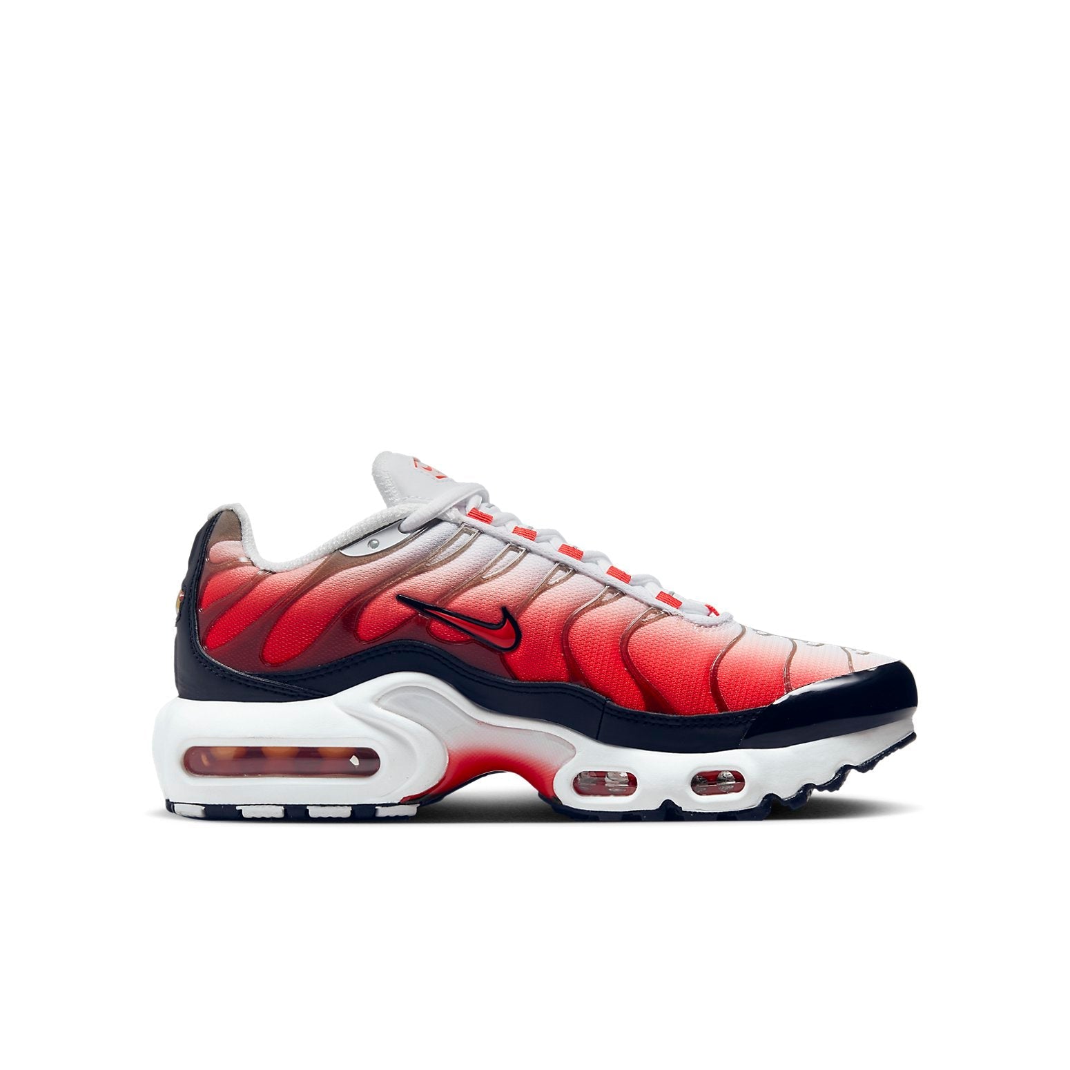 (GS) Nike Air Max Plus 'White Light Crimson' FD9768-100