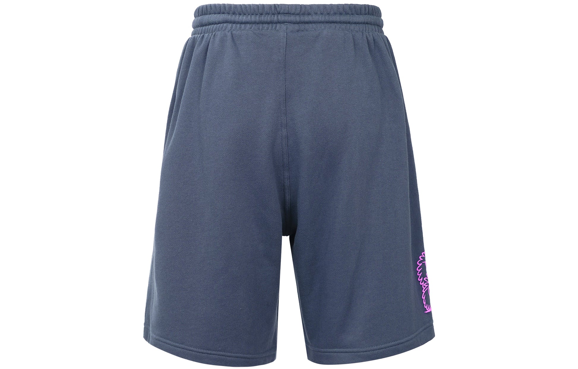 adidas originals Kevin Lyons Shr Solid Color Cartoon Pattern Athleisure Casual Sports Straight Shorts Navy Blue HC7115