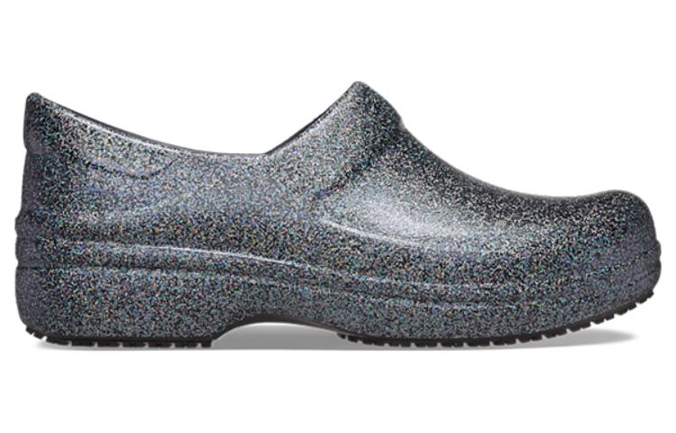 (WMNS) Crocs Neria Pro Li Literide Work Clogs 'Silver Grey' 209219