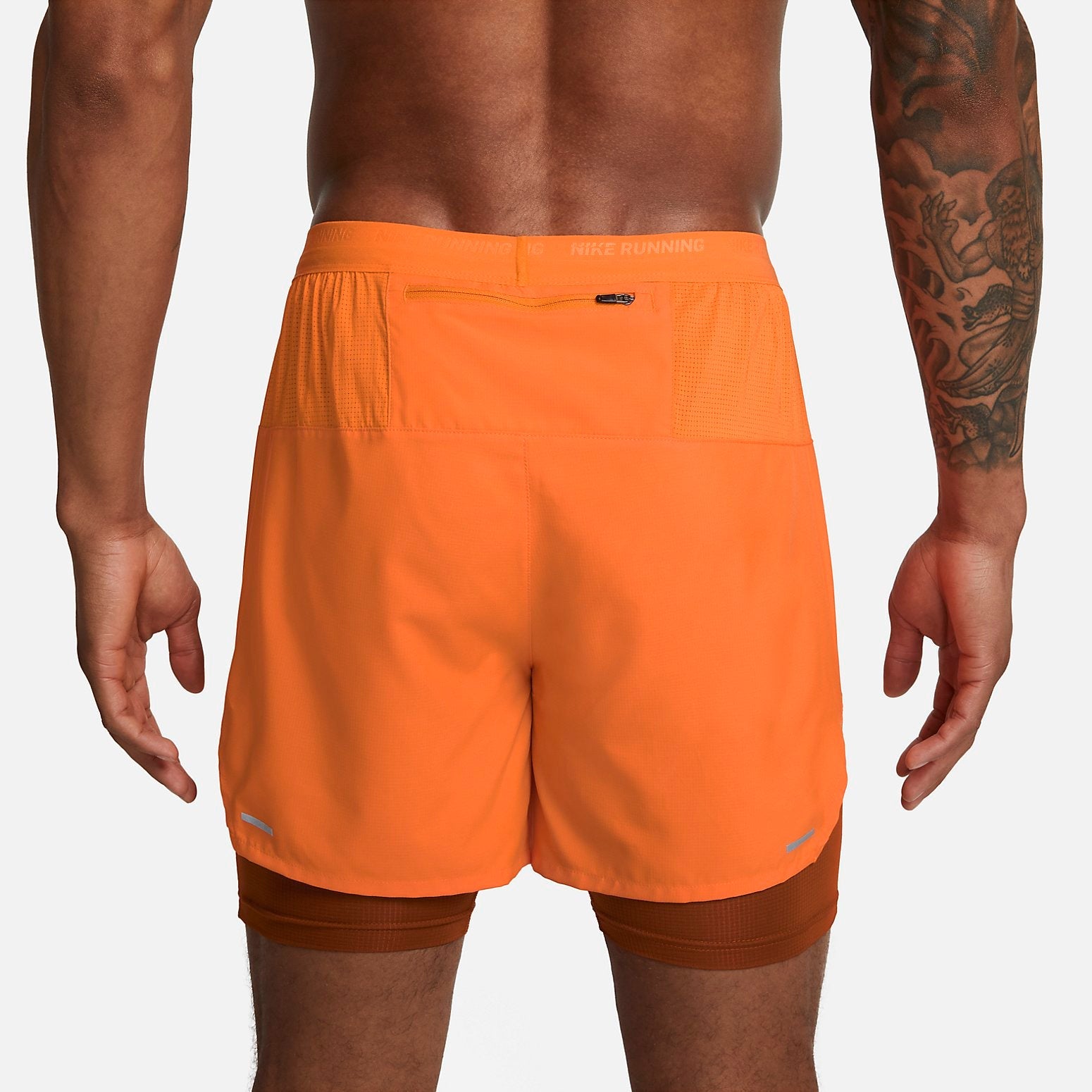 Nike Dri-FIT Stride Hybrid 5" Running Shorts 'Orange' DM4757-885