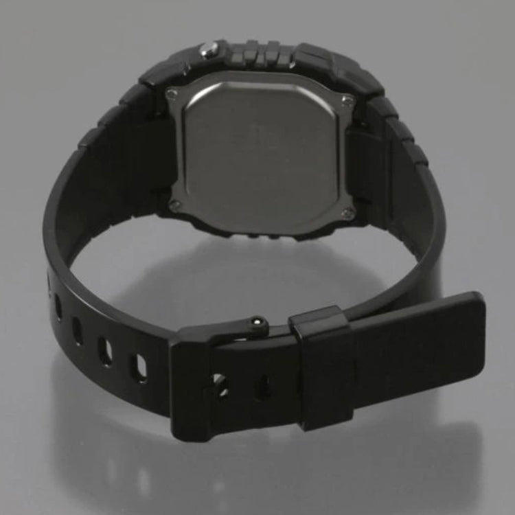 Casio Retro Stylish Digital Cube Watch 'Black White' W-215H-1AJH&-F-108WHC-7ACF