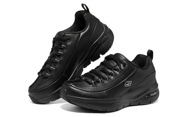 (WMNS) Skechers Arch Fit Slip Resistant Trickell 2.0 'Black' 108053-BLK