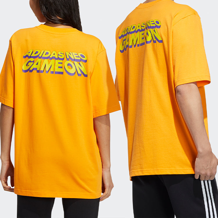 adidas Neo Graphic T-Shirts 'Yellow' HC9749