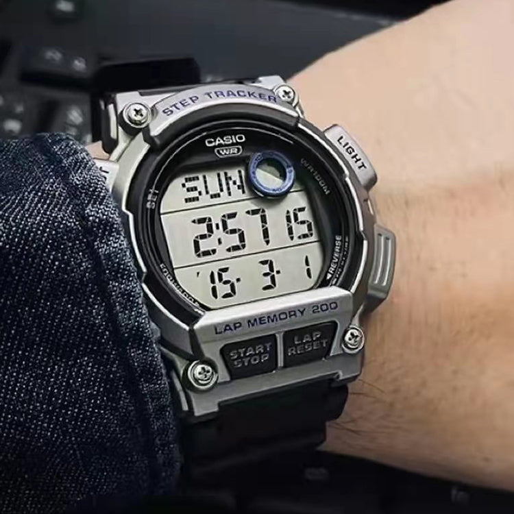 CASIO G-Shock Digital 'Black Silver' WS-2100H-1A2V