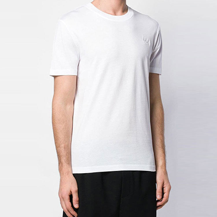 Men's McQ Alexander McQueen Embroidered Short Sleeve White 277605-RMT74-9000