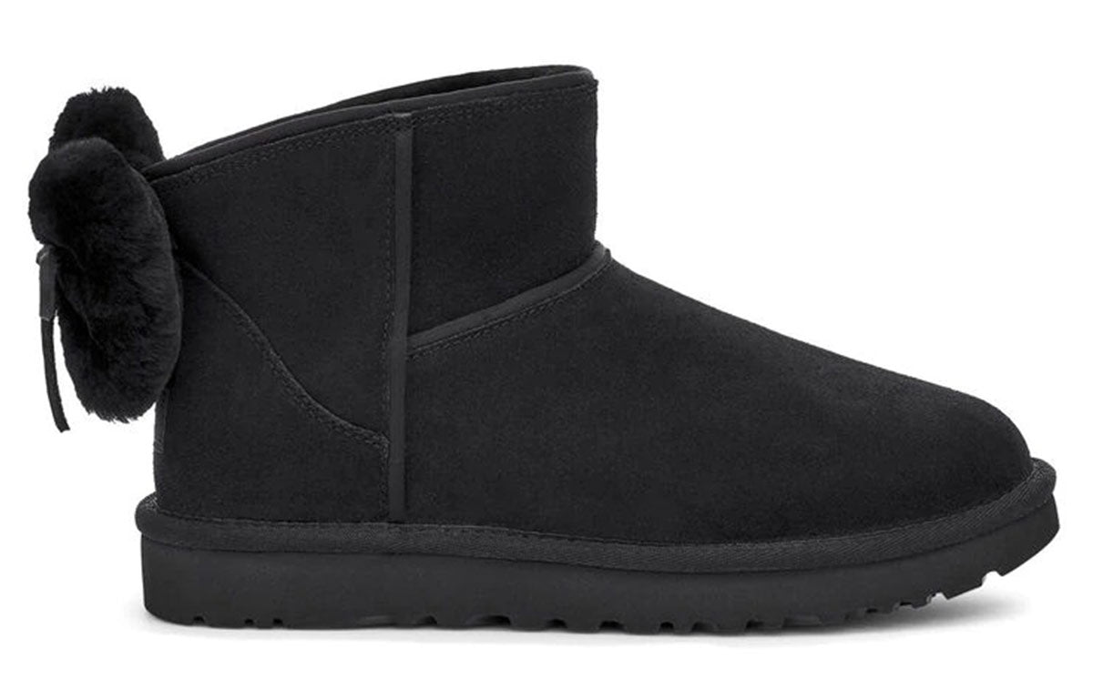 (WMNS) UGG Classic Mini Bow 'Black' 1116099-BLK