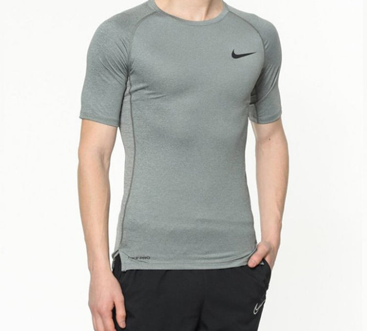 Nike Pro Training Tight Short Sleeve Gray Light gray BV5632-085