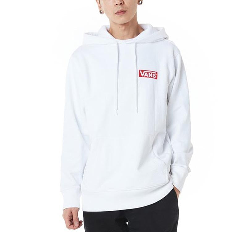 Vans Back Printing Pattern Casual Couple Style White VN0A3QTRWHT