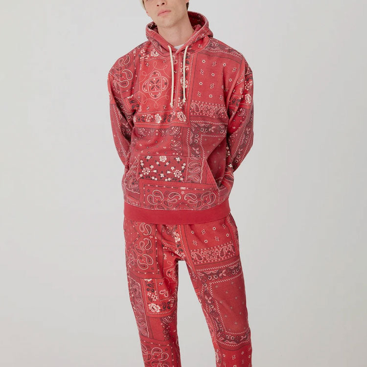 KITH Deconstructed Bandana Williams III Hoodie 'Pyre' KH2652-608
