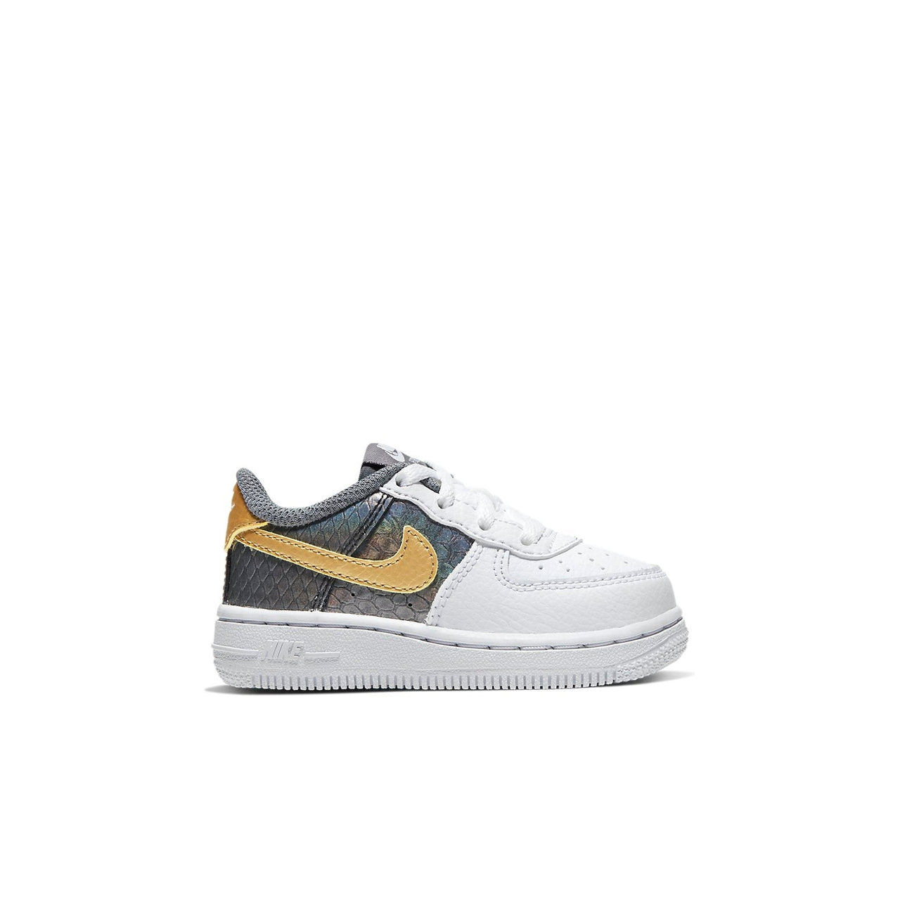(TD) Nike Air Force 1 SE 'White Metallic Gold' BV6063-100