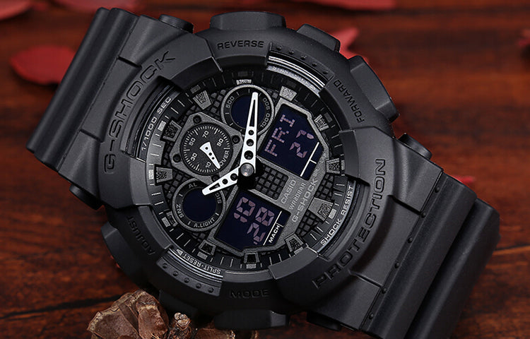 CASIO G-Shock Analog-Digital 'Black' GA-100-1A1