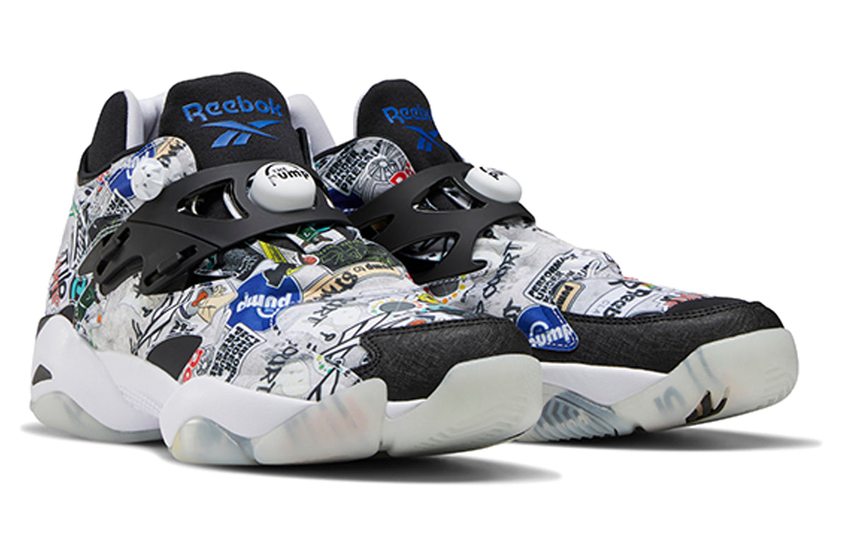 Reebok Pump Court 'Sticker City - White Black' FW7826