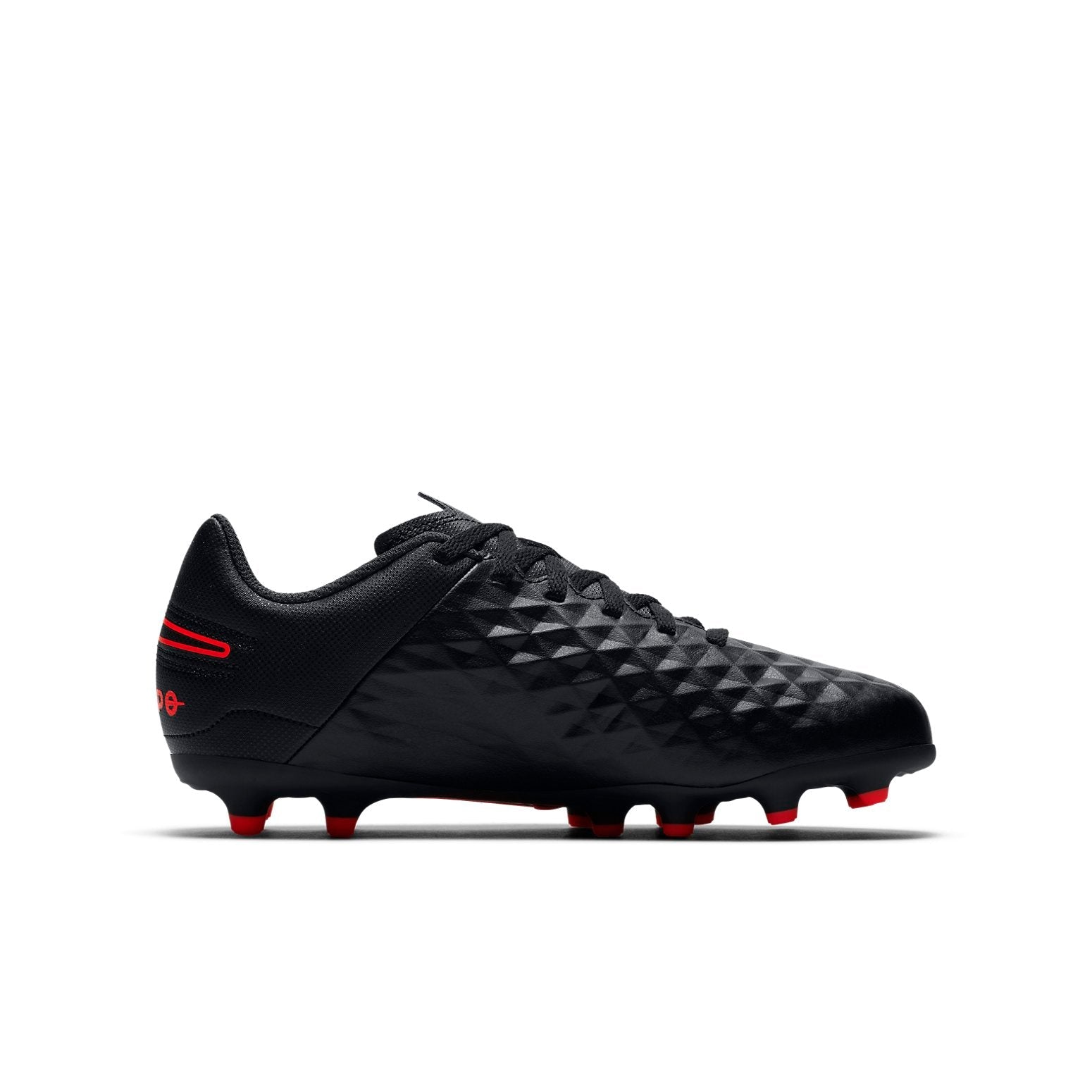 (GS) Nike Jr Tiempo Legend 8 Club MG 'Black Red' AT5881-060