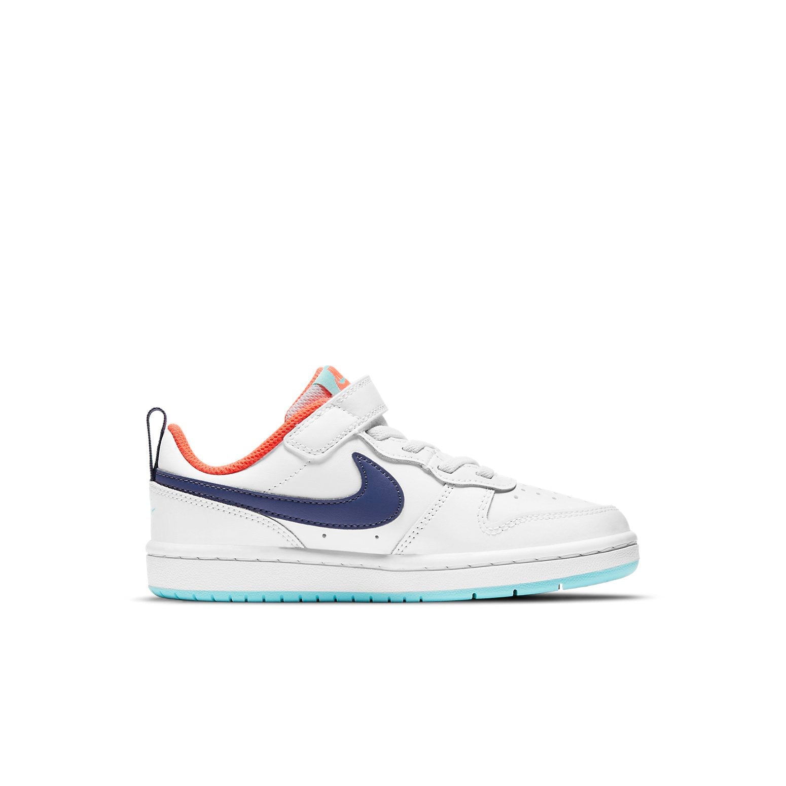 (PS) Nike Court Borough Low 2 'White Dark Purple Dust' BQ5451-112