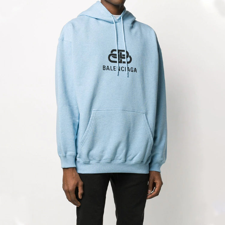 Balenciaga BB Hoodie 'Baby Blue' 570811THV785840