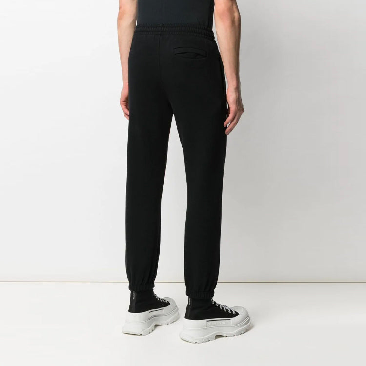 Off-White SS21 Logo Bundle Feet Sports Pants Version Black OMCH030S21FLE0021001