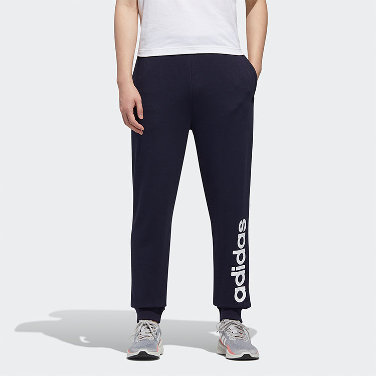 adidas neo M Essential LOGO Pants - Navy GJ8922