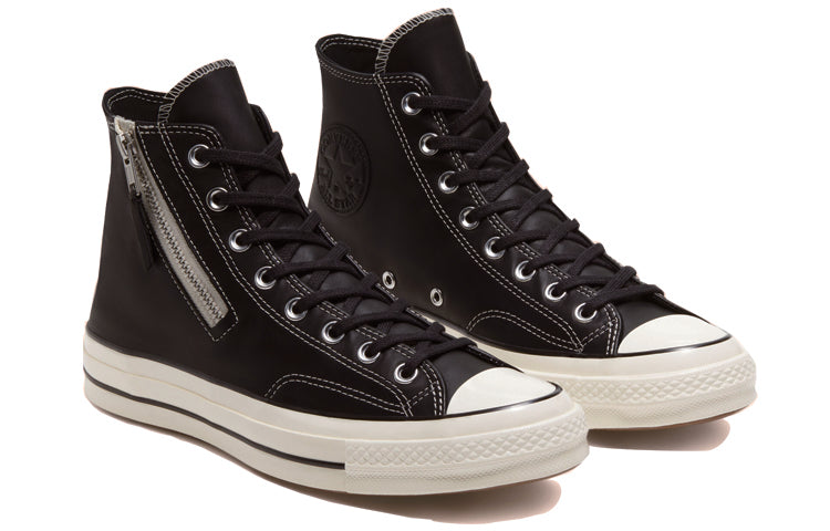 Converse Chuck 70 Side Zip High 'Black Egret' 166721C