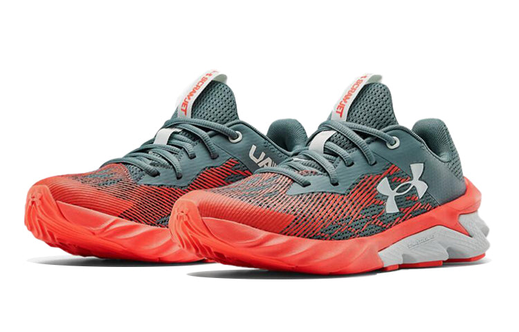 (GS) Under Armour Charged Scramjet 3 Sports Shoes Orange/Grey 3022611-402