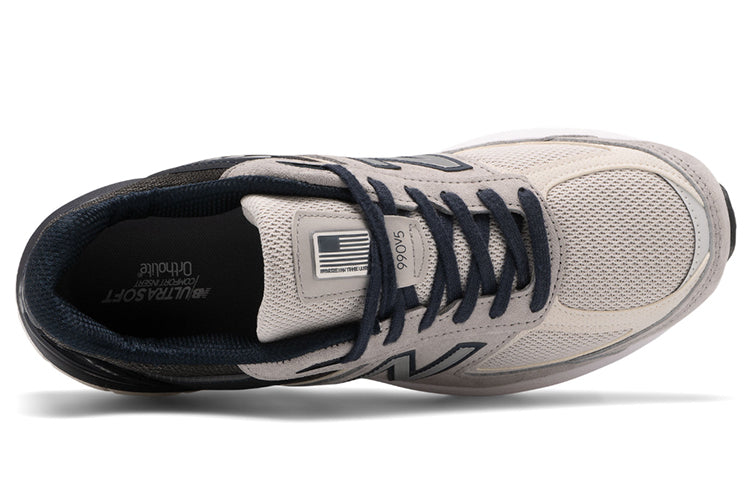 New Balance 990v5 Made in USA 'Light Grey Navy' M990GT5