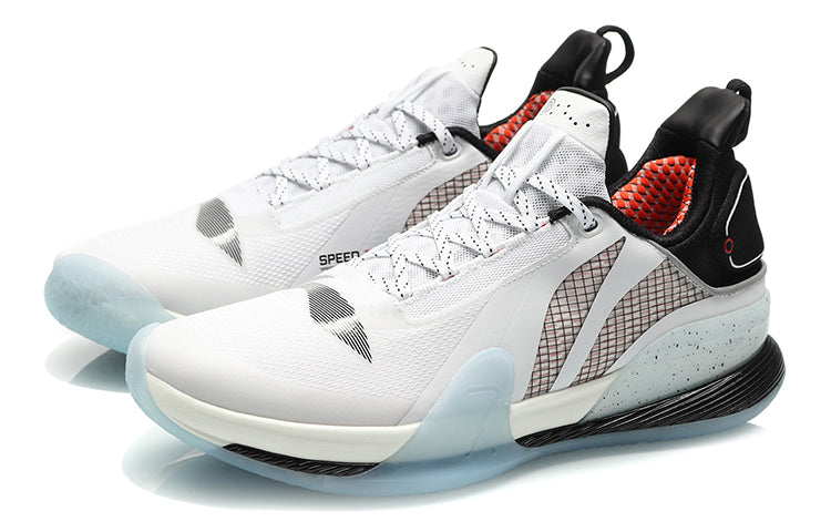 Li-Ning Speed VII 7 Premium Basketball Shoes 'White Black Blue' ABAQ065-1