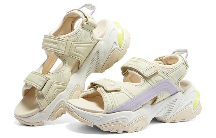 (WMNS) Skechers Cali Stamina V2 Sandals 'White Pink Purple' 896052-NTPR