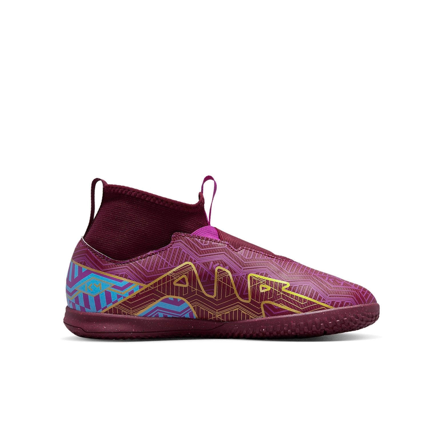 (GS) Nike Kylian Mbapp x Mercurial Superfly 9 Academy IC 'Dark Beetroot' DO9792-694
