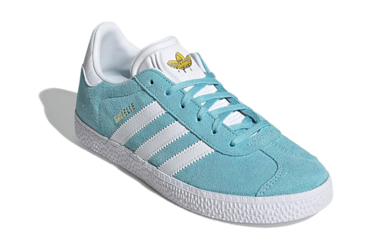 (GS) adidas Gazelle J 'Blue White Gold' FX6115