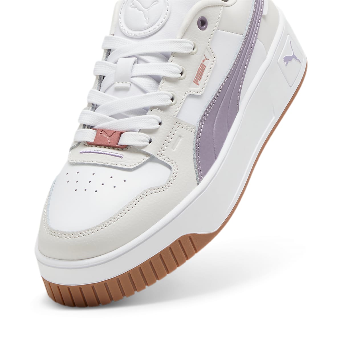 (WMNS) PUMA Carina Street Lux 'White Pale Plum Grey' 397487-06