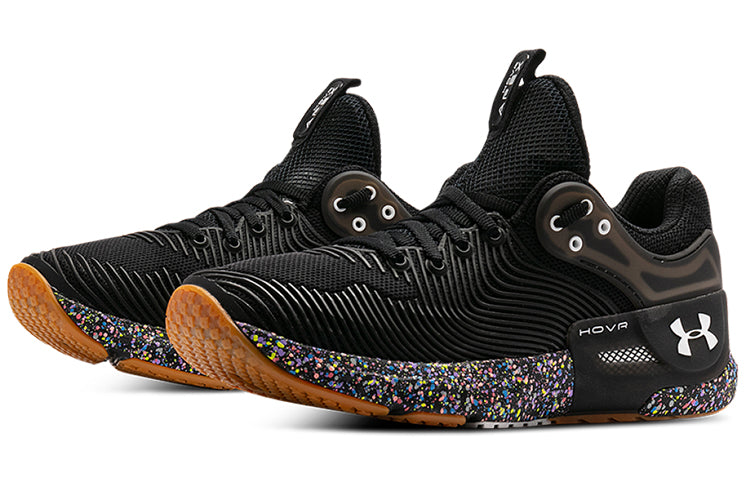 (WMNS) Under Armour Hovr Apex 2 Speckle Sports Shoes Black 3024558-001