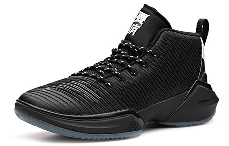 ANTA High Top Basketball Shoes 'Black Blue' 11831111-1