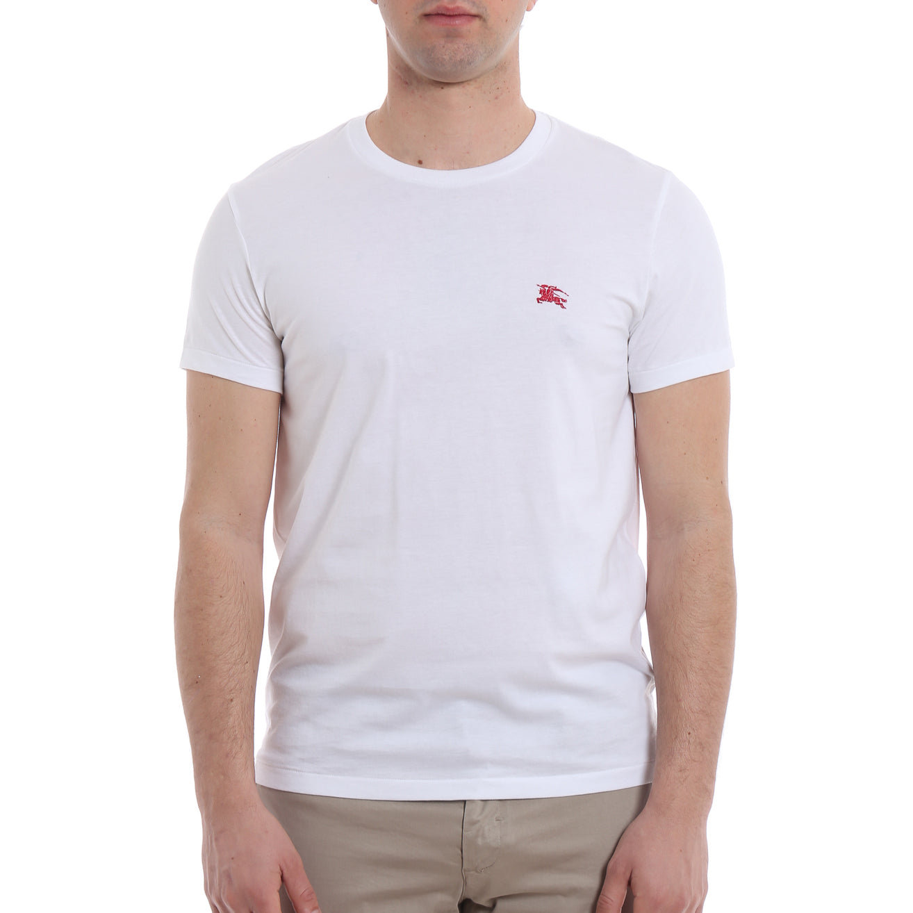 Burberry Logo Pattern Short Sleeve White 80038311