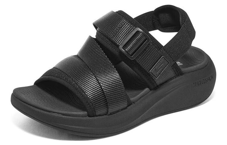 (WMNS) Skechers Max Cushioning Essential Sandal 'Black' 141603-BBK