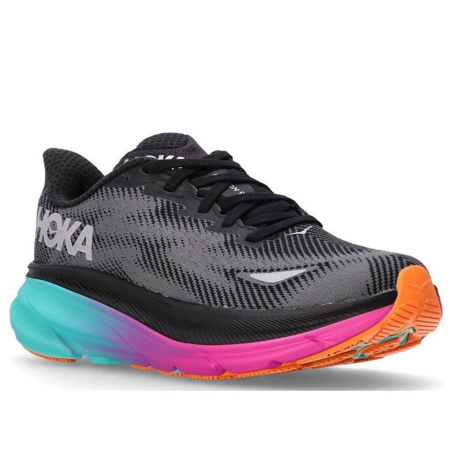 (WMNS) HOKA ONE ONE Clifton 9 Gore-Tex 'Black Electric Aqua' 1141490-BCQ