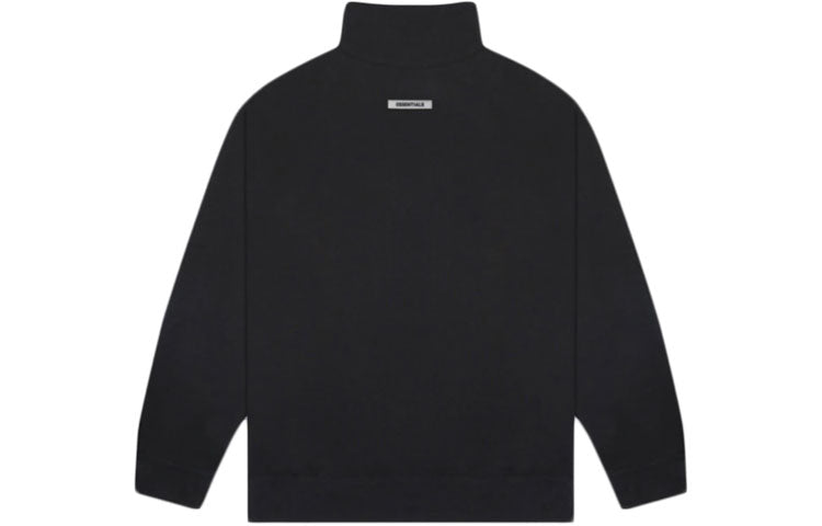 Fear of God Essentials FW20 Mock Neck Sweatshirt 'Black' FOG-FW20-331