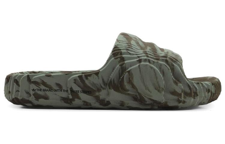 adidas Adilette 22 Slides 'Olive Strata Silver Green' HP6517