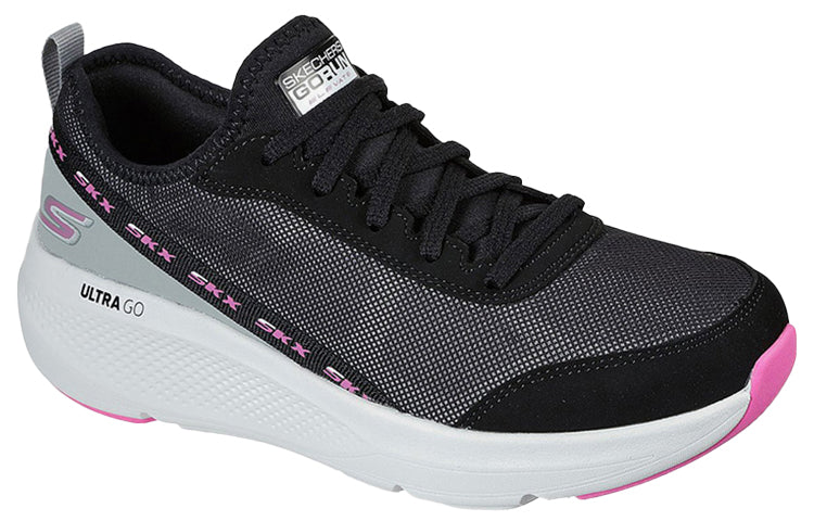 (WMNS) Skechers Go Run Elevate 'Black Grey' 128318-BKW