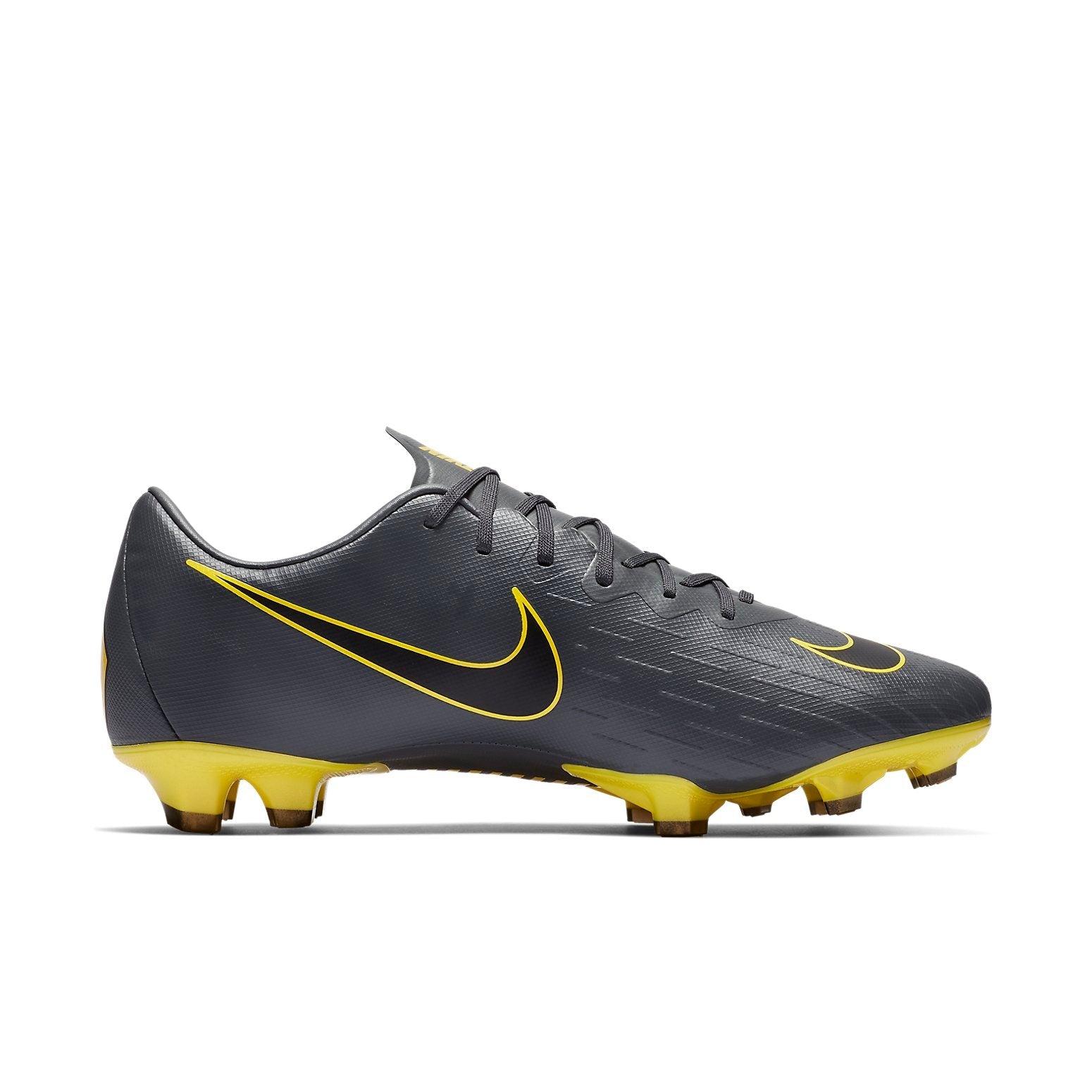 Nike Mercurial Vapor 12 Pro FG 'Dark Grey Yellow' AH7382-070